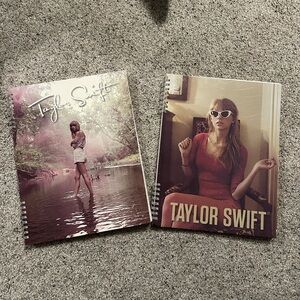 Official Taylor Swift Spiral Notebooks - Pink and Red Covers